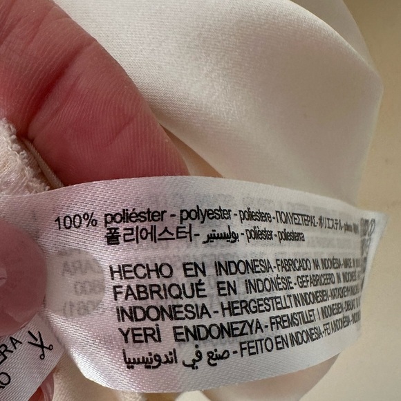 Zara Cowl Neck gold beige fluid neck size XS - Picture 4 of 5